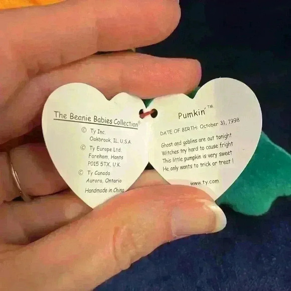 1998 Pumpkin Ty Beanie Baby - Picture 2 of 5